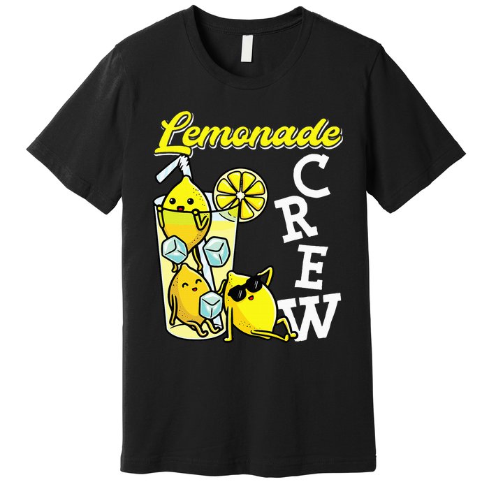 Lemonade Crew Lemonade Squad Lemon Lover Premium T-Shirt