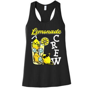 Lemonade Crew Lemonade Squad Lemon Lover Women's Racerback Tank