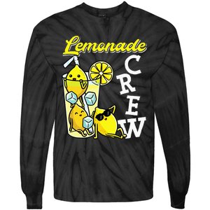 Lemonade Crew Lemonade Squad Lemon Lover Tie-Dye Long Sleeve Shirt