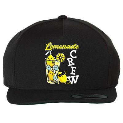 Lemonade Crew Lemonade Squad Lemon Lover Wool Snapback Cap