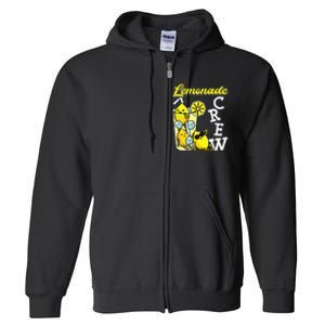 Lemonade Crew Lemonade Squad Lemon Lover Full Zip Hoodie