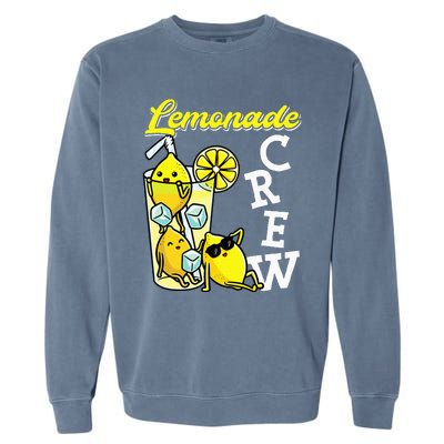 Lemonade Crew Lemonade Squad Lemon Lover Garment-Dyed Sweatshirt