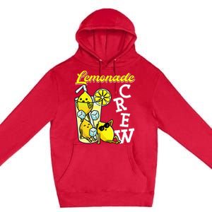 Lemonade Crew Lemonade Squad Lemon Lover Premium Pullover Hoodie