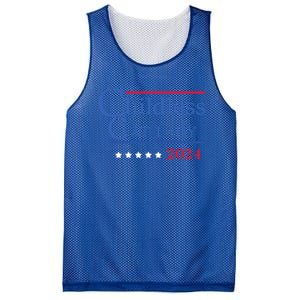 Less Cat Lady 2024 Ladies Is Voting Kamala Gift Mesh Reversible Basketball Jersey Tank