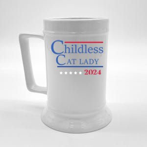 Less Cat Lady 2024 Ladies Is Voting Kamala Gift Beer Stein