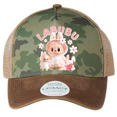 Labubu Cute Labubu The Monsters Meme Legacy Tie Dye Trucker Hat