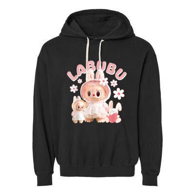 Labubu Cute Labubu The Monsters Meme Garment-Dyed Fleece Hoodie