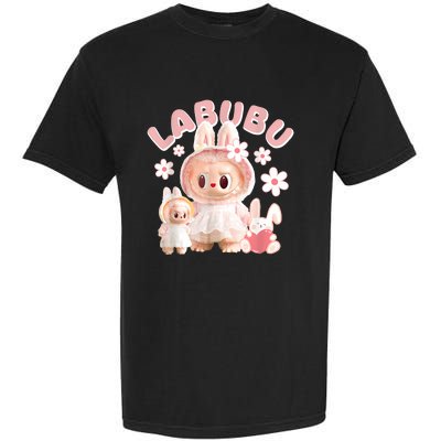 Labubu Cute Labubu The Monsters Meme Garment-Dyed Heavyweight T-Shirt