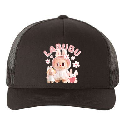 Labubu Cute Labubu The Monsters Meme Yupoong Adult 5-Panel Trucker Hat