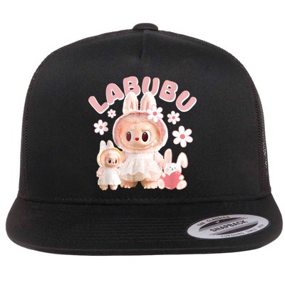 Labubu Cute Labubu The Monsters Meme Flatbill Hat