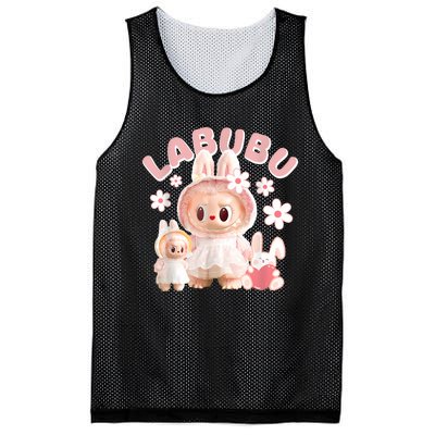 Labubu Cute Labubu The Monsters Meme Mesh Reversible Basketball Jersey Tank