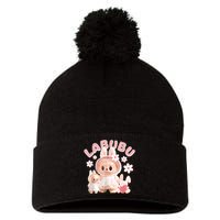 Labubu Cute Labubu The Monsters Meme Pom Pom 12in Knit Beanie