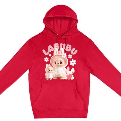 Labubu Cute Labubu The Monsters Meme Premium Pullover Hoodie