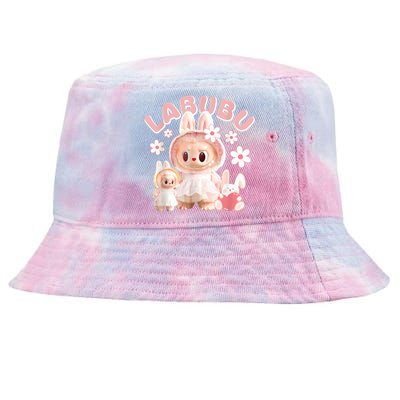 Labubu Cute Labubu The Monsters Meme Tie-Dyed Bucket Hat