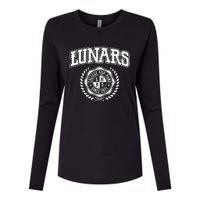 Lunars College Womens Cotton Relaxed Long Sleeve T-Shirt