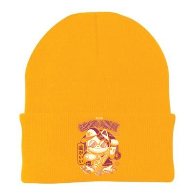 Lucky Cat Knit Cap Winter Beanie