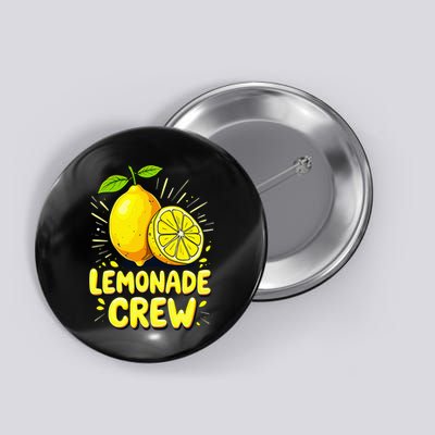Lemonade Crew Lemonade Stand Lemon Button