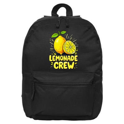 Lemonade Crew Lemonade Stand Lemon 16 in Basic Backpack