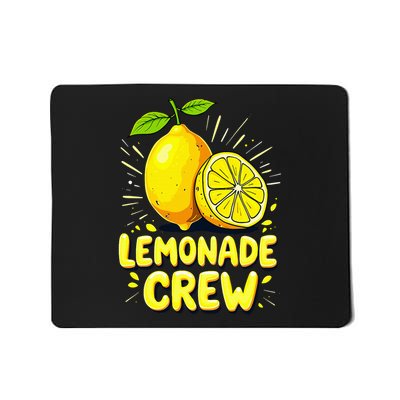 Lemonade Crew Lemonade Stand Lemon Mousepad
