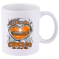 Loving Chicago 11oz C Handle Ceramic Mug