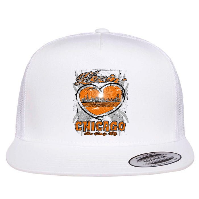 Loving Chicago Flatbill Hat