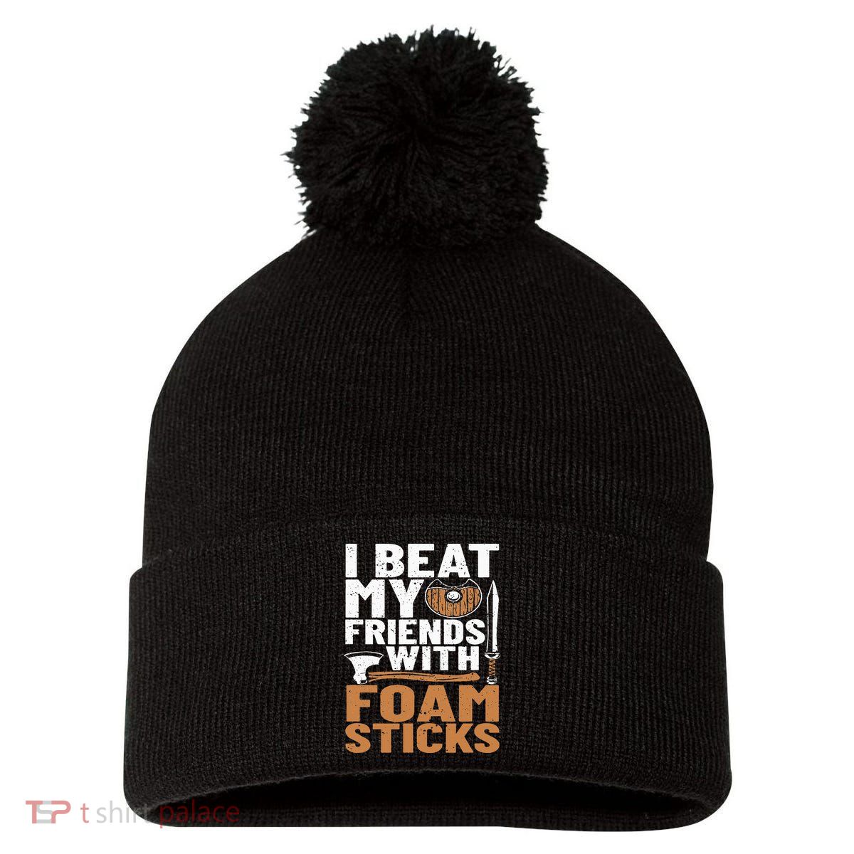 Larping Costumes Live Action Role Playing Larper Pom Pom 12in Knit Beanie