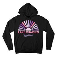 Lake Charles Louisiana Sunset Retro City State Love Tall Hoodie