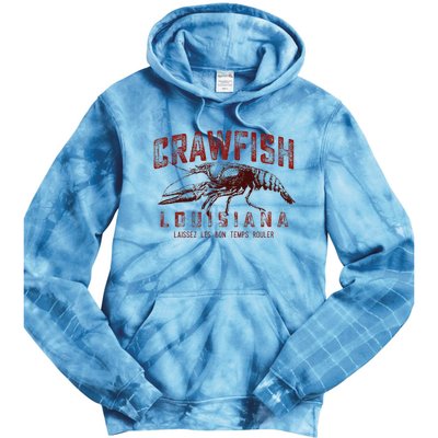 Louisiana Crawfish Laissez Les Bon Temps Rouler Tie Dye Hoodie