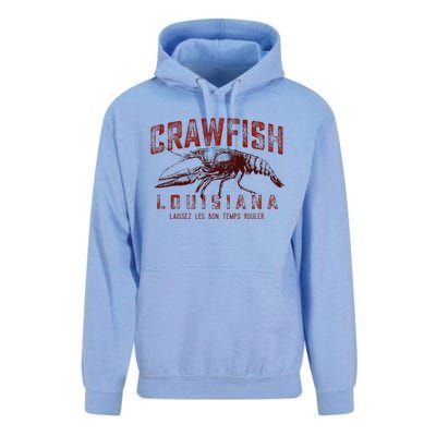 Louisiana Crawfish Laissez Les Bon Temps Rouler Unisex Surf Hoodie