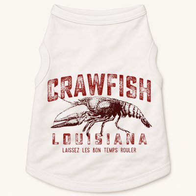 Louisiana Crawfish Laissez Les Bon Temps Rouler Doggie Tank