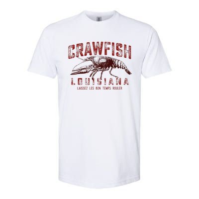 Louisiana Crawfish Laissez Les Bon Temps Rouler Softstyle CVC T-Shirt