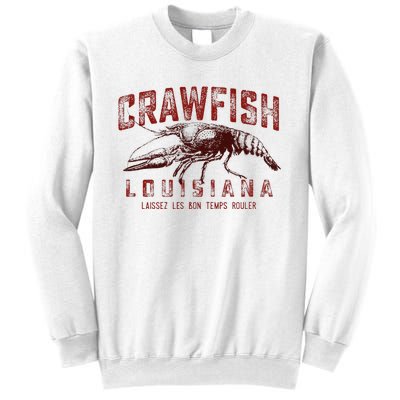 Louisiana Crawfish Laissez Les Bon Temps Rouler Sweatshirt