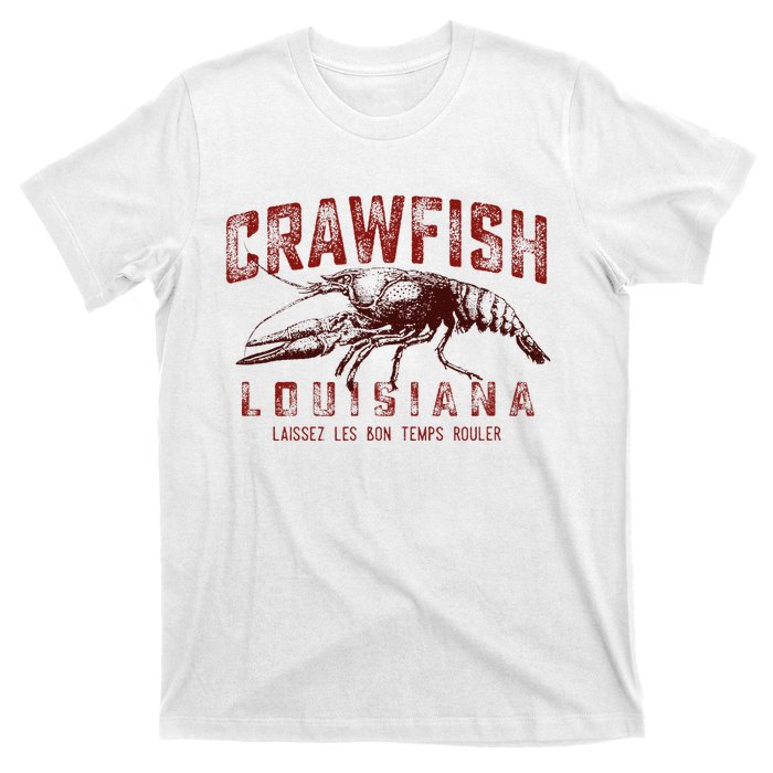 Louisiana Crawfish Laissez Les Bon Temps Rouler T-Shirt