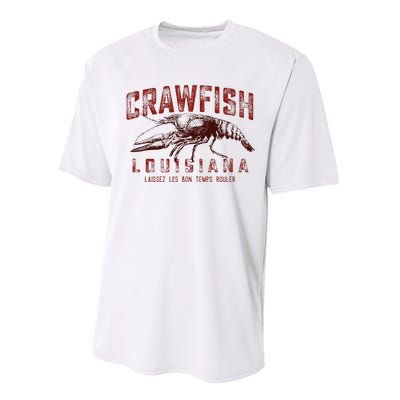 Louisiana Crawfish Laissez Les Bon Temps Rouler Performance Sprint T-Shirt