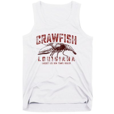 Louisiana Crawfish Laissez Les Bon Temps Rouler Tank Top