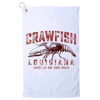 Louisiana Crawfish Laissez Les Bon Temps Rouler Golf Towel