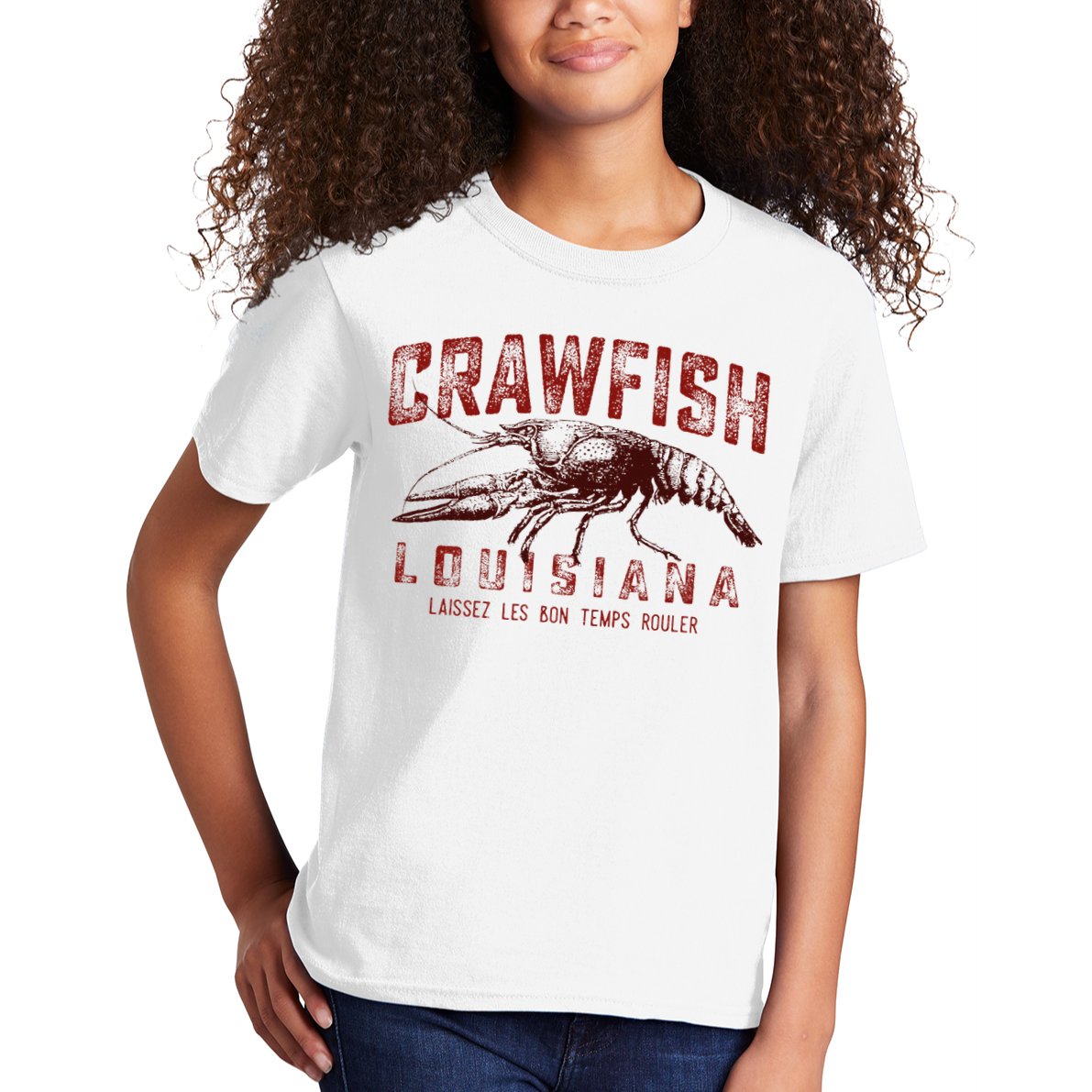 Louisiana Crawfish Laissez Les Bon Temps Rouler Kids T-Shirt