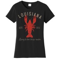 Louisiana Crawfish Laissez Le Bon Temps Rouler Women's T-Shirt