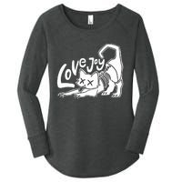 Lovejoy Cat Women's Perfect Tri Tunic Long Sleeve Shirt