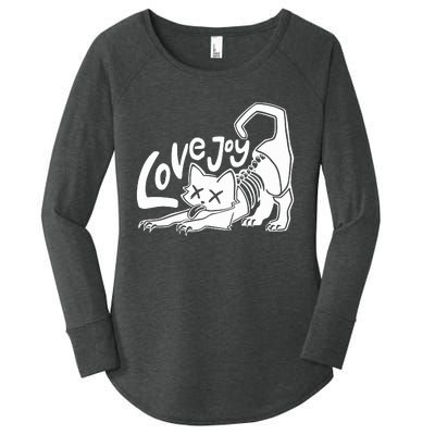 Lovejoy Cat Women's Perfect Tri Tunic Long Sleeve Shirt