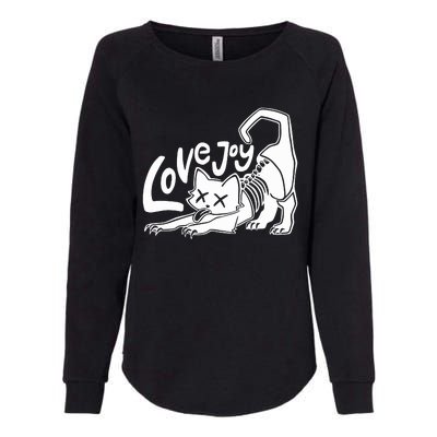 Lovejoy Cat Womens California Wash Sweatshirt