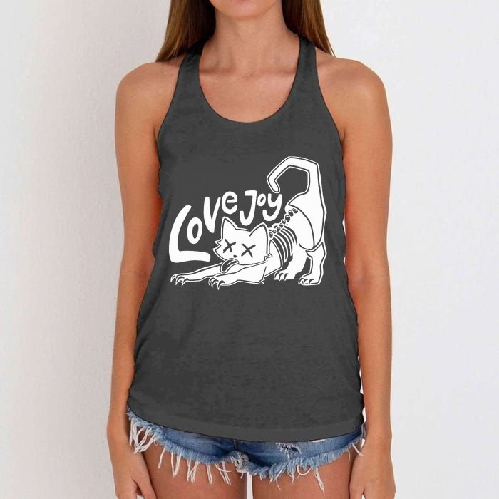 Lovejoy Cat Women's Knotted Racerback Tank