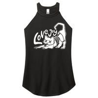 Lovejoy Cat Women's Perfect Tri Rocker Tank