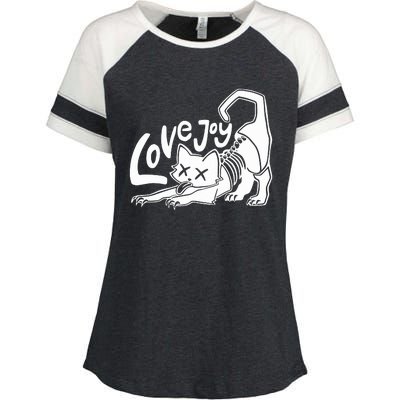 Lovejoy Cat Enza Ladies Jersey Colorblock Tee