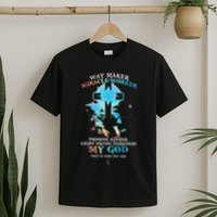 Lion Cross Light Colourful Waymaker Miracle Worker T-Shirt