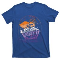 Lesbian Couple Lovers Tarot Card Lgbtq Skeleton Valentines Cool Gift T-Shirt