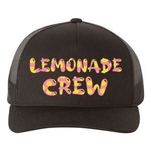 Lemonade Crew Lemon Lover Floral Summer Pink Lemon design Yupoong Adult 5-Panel Trucker Hat