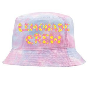 Lemonade Crew Lemon Lover Floral Summer Pink Lemon design Tie-Dyed Bucket Hat