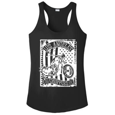 La Choppers Motorcycle Motorbike Biker Ladies PosiCharge Competitor Racerback Tank