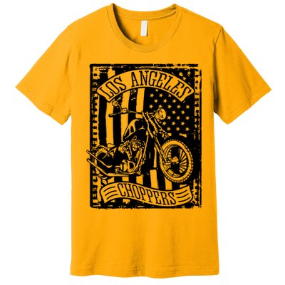 La Choppers Motorcycle Motorbike Biker Premium T-Shirt
